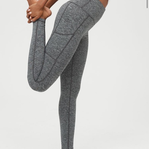 Aerie | Chill Play Move Grey Leggings - Picture 2 of 9